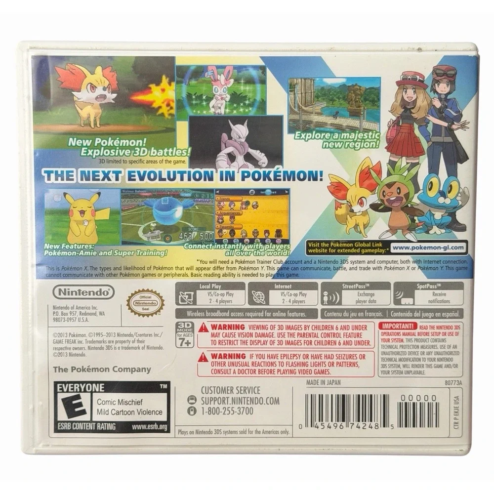 Pokemon X Nintendo 3DS 2013 Tested